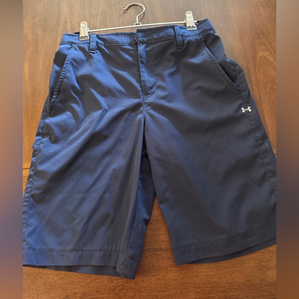 Under Armour Kids Navy Blue Shorts